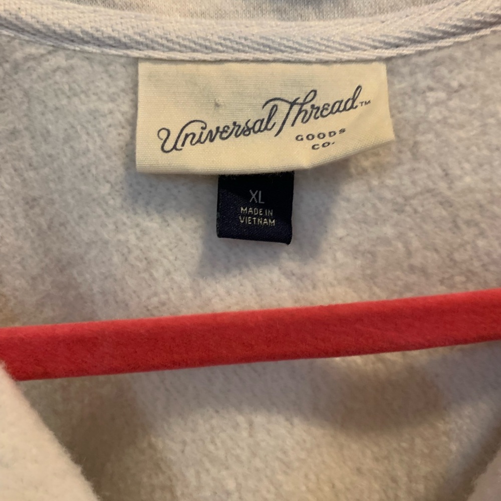 Universal Thread Cream Quarter-Zip Pullover - image 6